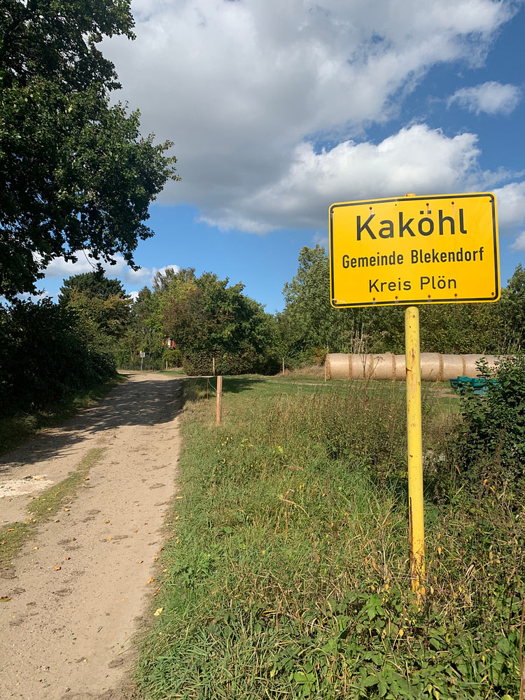 Ortseingang Kaköhl Feldweg