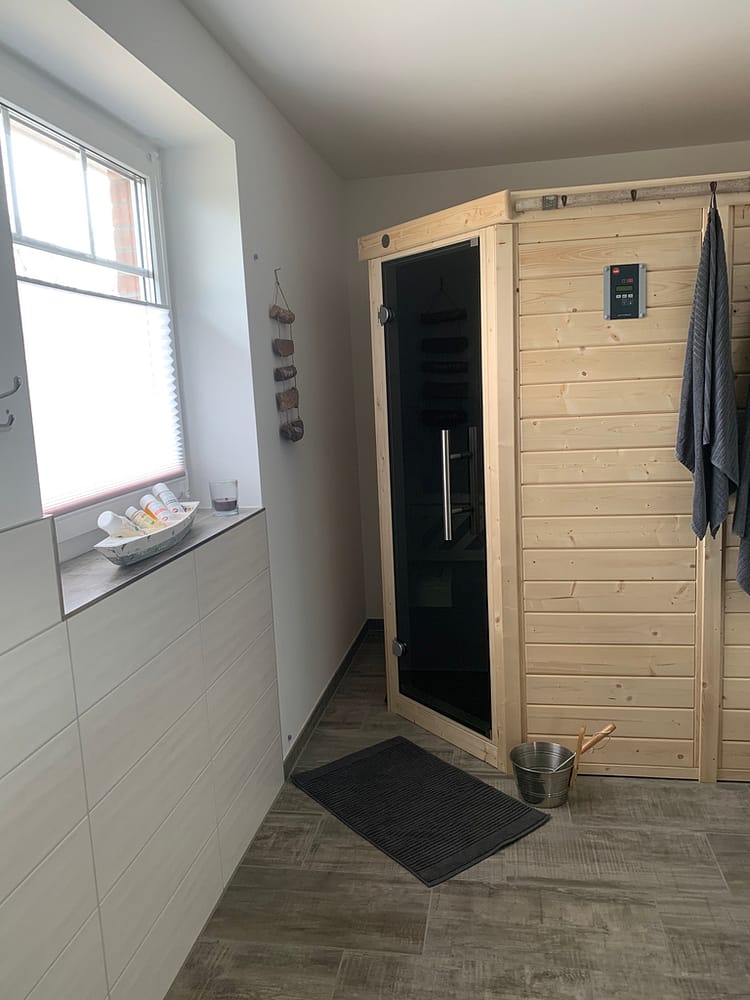 Sauna mit Platz für 2 Personen