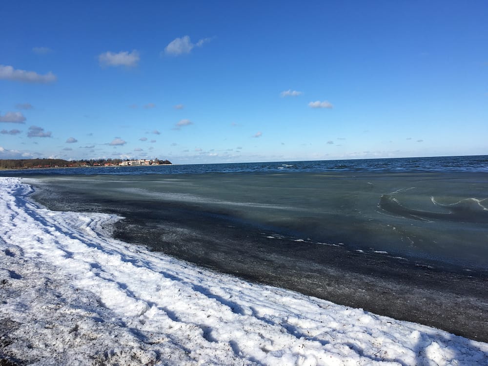 Sehlendorfer Strand im Winter