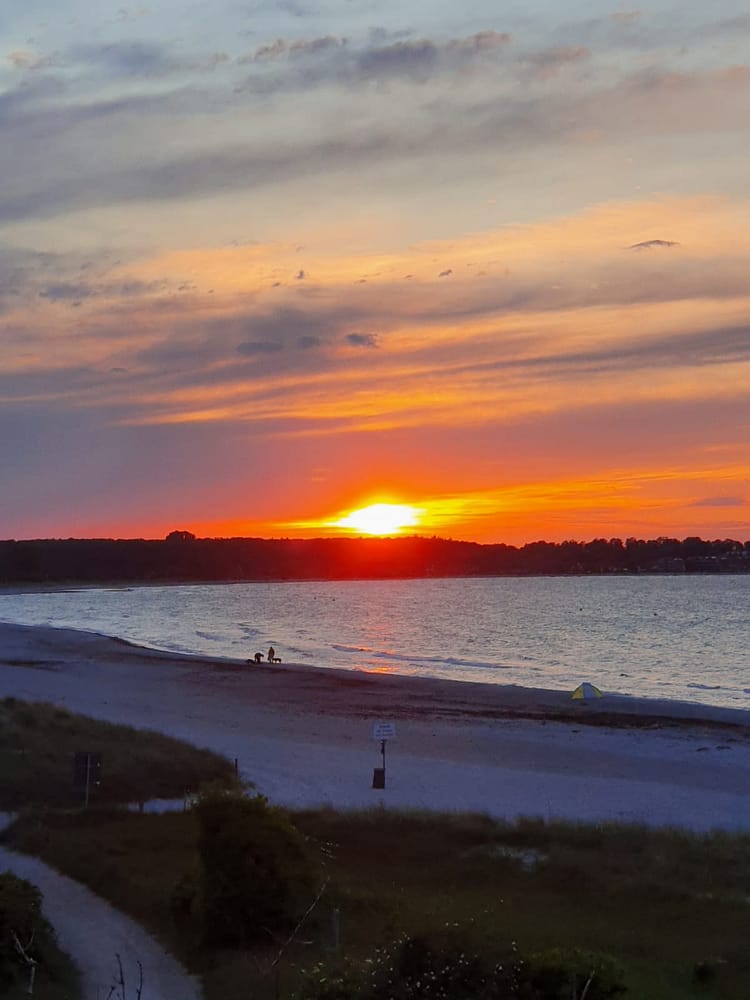 Sonnenuntergang Sehlendorfer Strand